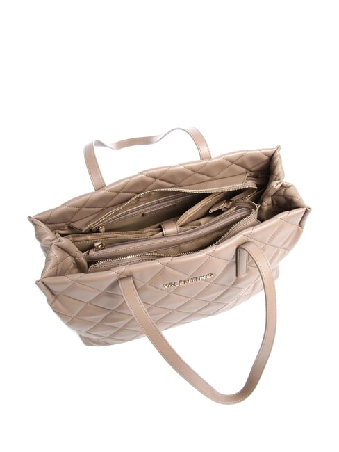 OCARINA Sac shopping matelassé taupe - Sacs pour Femme