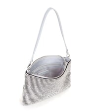 MARIO VALENTINO NABILAH Pochette avec strass et bandouli&egrave;re argent - Sacs pour Femme - 5