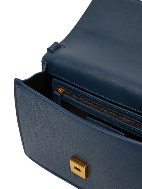 USHUAIA Sac &agrave; double fonction avec rabat bleu - Sacs pour Femme