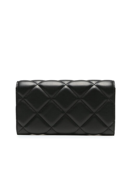 OCARINA Grand portefeuille matelass&eacute; noir - Portefeuilles Femme