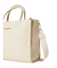 MARIO VALENTINO SPECIAL VALERIE Sac porte-documents avec bandoulière écru - Sacs pour Femme - 3