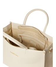 MARIO VALENTINO SPECIAL VALERIE Sac porte-documents avec bandoulière écru - Sacs pour Femme - 4