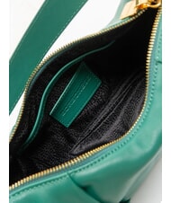 BORBONESE BLOOM  Sac à bandoulière en cuir forêt - Sacs pour Femme - 5