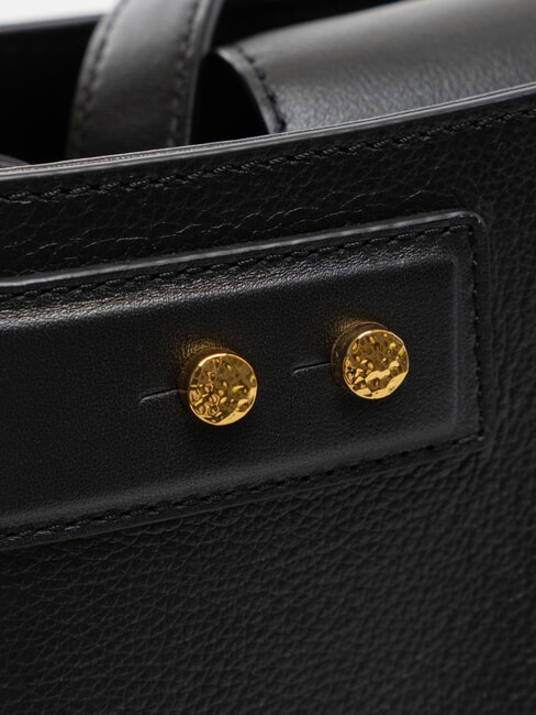 ARMOR  Sac à main, avec bandoulière, en cuir Noir - Sacs pour Femme