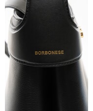 BORBONESE ARMOR  Sac à main, avec bandoulière, en cuir Noir - Sacs pour Femme - 4