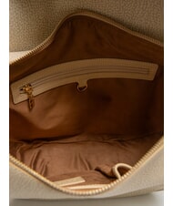 BORBONESE NUEVE COATED OP SOFT  Sac à bandoulière sable - Sacs pour Femme - 6