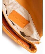 BORBONESE VITE Mini sac bandoulière en cuir mandarines - Sacs pour Femme - 5