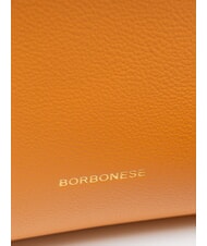 BORBONESE DEJEUNER Mini sac bandoulière en cuir mandarines - Sacs pour Femme - 3