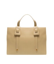 BORBONESE DEJEUNER  Sac à main, avec bandoulière, en cuir sable - Sacs pour Femme - 4