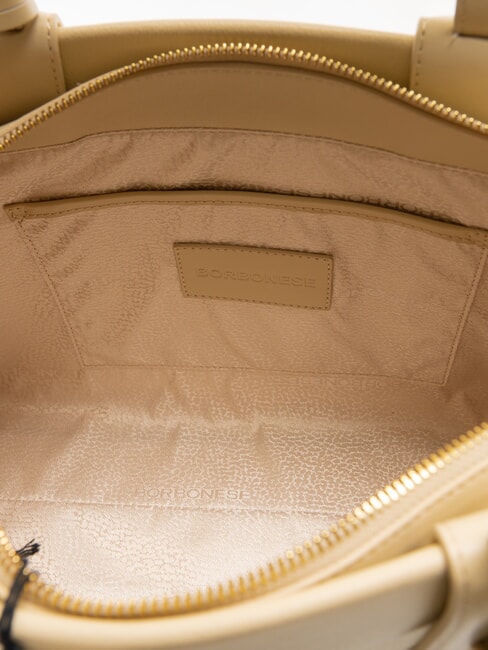 DEJEUNER  Sac à main, avec bandoulière, en cuir sable - Sacs pour Femme