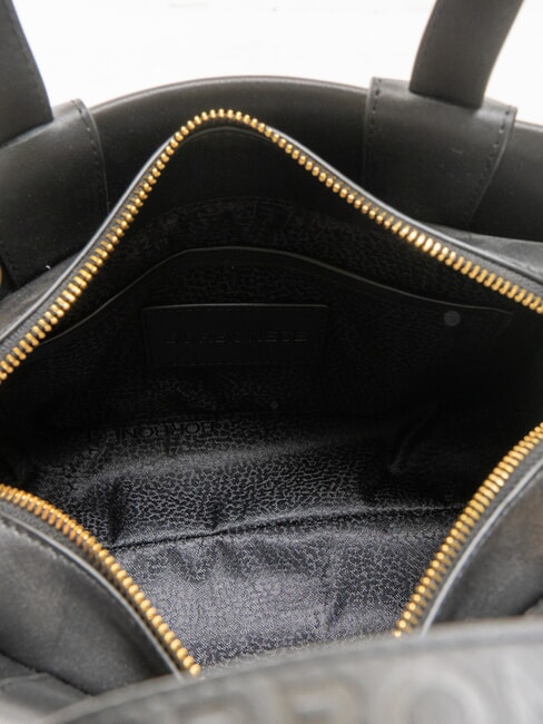 DEJEUNER Small Sac &agrave; main, avec bandouli&egrave;re, en cuir Noir - Sacs pour Femme