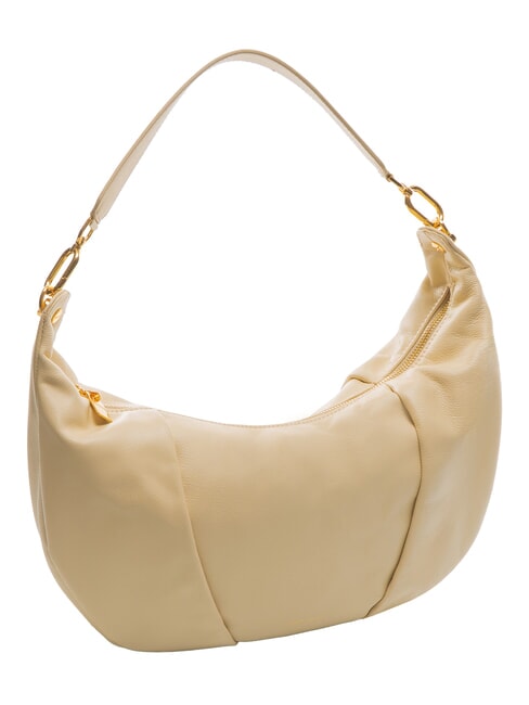 BLOOM Sac à bandoulière en cuir sable - Sacs pour Femme
