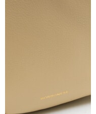 BORBONESE BLOOM Sac à bandoulière en cuir sable - Sacs pour Femme - 3