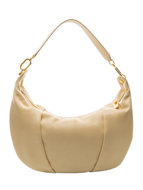 BLOOM Sac à bandoulière en cuir sable - Sacs pour Femme