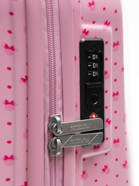 FUNLIGHT DISNEY Valise à roulettes à main Minnie Mouse Lenticulaire Rose - Valises cabine