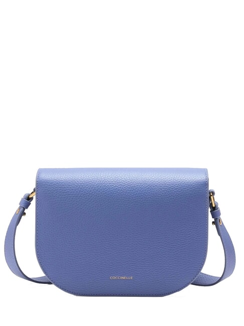 DEW Sac bandoulière en cuir martelé bleu - Sacs pour Femme