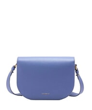 COCCINELLE DEW Sac bandoulière en cuir martelé bleu - Sacs pour Femme - 3