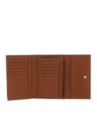 COCCINELLE METALLIC SOFT Portefeuille &agrave; deux volets en cuir martel&eacute; CUIR - Portefeuilles Femme - 2