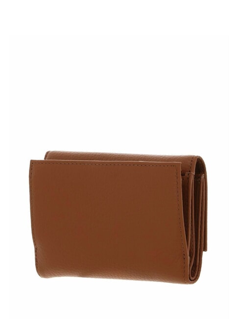 METALLIC SOFT Portefeuille &agrave; deux volets en cuir martel&eacute; CUIR - Portefeuilles Femme