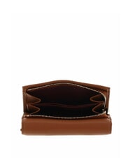 COCCINELLE METALLIC SOFT Portefeuille &agrave; deux volets en cuir martel&eacute; CUIR - Portefeuilles Femme - 4