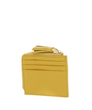 COCCINELLE TASSEL Porte-cartes zippé en cuir martelé - Portefeuilles Femme