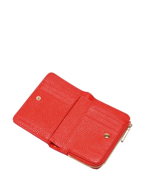 METALLIC SOFT Petit portefeuille en cuir gazpacho - Portefeuilles Femme