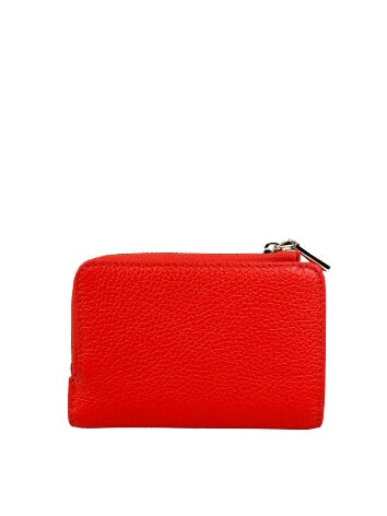 METALLIC SOFT Petit portefeuille en cuir gazpacho - Portefeuilles Femme