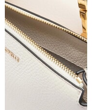 COCCINELLE ARLETTIS Mini sac en cuir textur&eacute; blanc - Sacs pour Femme - 4