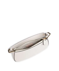 COCCINELLE MERVEILLE Sac &agrave; bandouli&egrave;re en cuir textur&eacute; blanc - Sacs pour Femme - 3