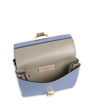 COCCINELLE ARLETTIS Mini sac en cuir textur&eacute; bleu - Sacs pour Femme - 4