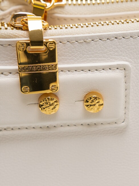 ARMOR Sac à bandoulière en cuir blanc - Sacs pour Femme