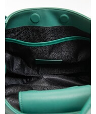 BORBONESE FILO Sac à bandoulière en cuir forêt - Sacs pour Femme - 5