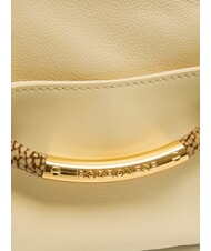 BORBONESE FILO Hobo Sac à bandoulière en cuir gingembre - Sacs pour Femme - 3