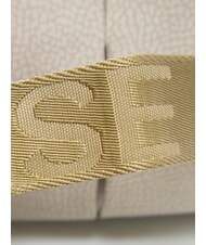 BORBONESE CROISSANT HOBO MEDIUM Sac à bandoulière, avec bandoulière kaki - Sacs pour Femme - 3