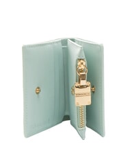 BORBONESE LETTERING Portefeuille compact en cuir marin - Portefeuilles Femme - 2