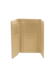 BORBONESE VITE  Portefeuille en cuir sable - Portefeuilles Femme - 2