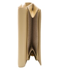 BORBONESE VITE  Portefeuille en cuir sable - Portefeuilles Femme - 4