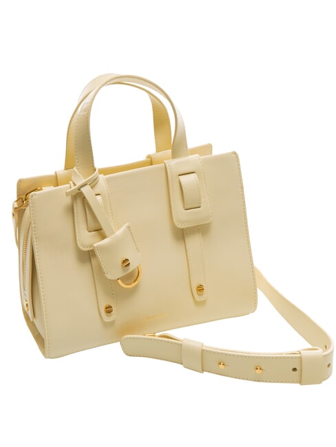 DEJEUNER Small Sac à main, avec bandoulière, en cuir gingembre - Sacs pour Femme