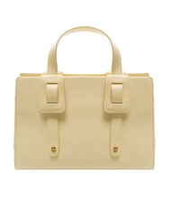 BORBONESE DEJEUNER Small Sac à main, avec bandoulière, en cuir gingembre - Sacs pour Femme - 3