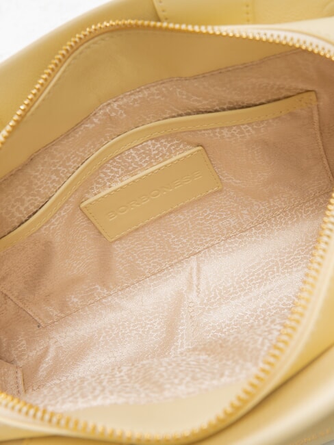 DEJEUNER Small Sac à main, avec bandoulière, en cuir gingembre - Sacs pour Femme