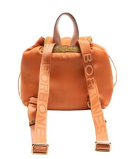 BORBONESE CAHIER Sac à dos mandarine/naturel op - Sacs pour Femme - 4