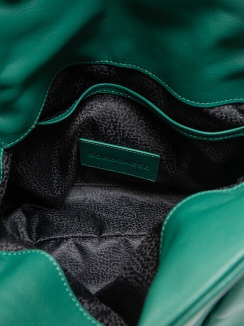 BLOOM  Sac bandoulière hobo en cuir forêt - Sacs pour Femme