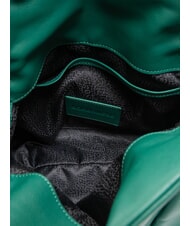 BORBONESE BLOOM  Sac bandoulière hobo en cuir forêt - Sacs pour Femme - 5