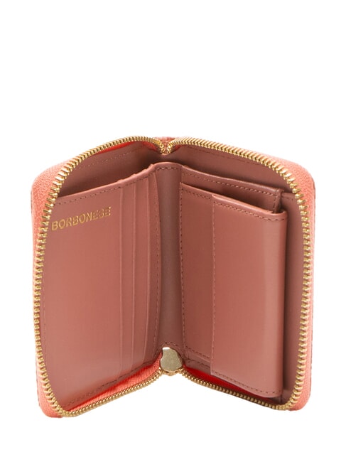 CLASSICA  Portefeuille moyen zippé rouge à lèvres - Sacs de voyage