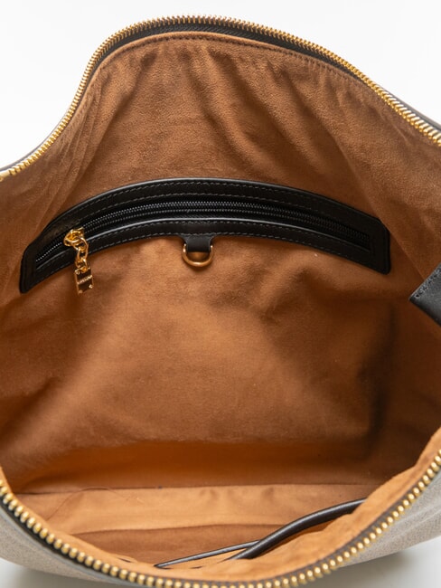 LA VOILE  Sac à bandoulière op naturel / noir - Sacs pour Femme