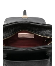 COCCINELLE CAMPUS  Mini sac bandoulière en cuir Noir - Sacs pour Femme - 5