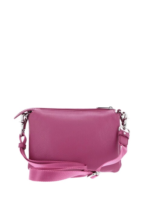 MELLOW Sac bandoulière en cuir rouge violet - Sacs pour Femme