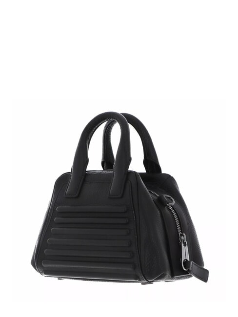 I-CON Mini sac en cuir avec bandoulière Noir - Sacs pour Femme