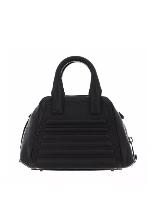 I-CON Mini sac en cuir avec bandoulière Noir - Sacs pour Femme