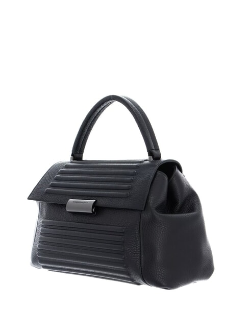 I-CON Sac cartable en cuir Noir - Sacs pour Femme